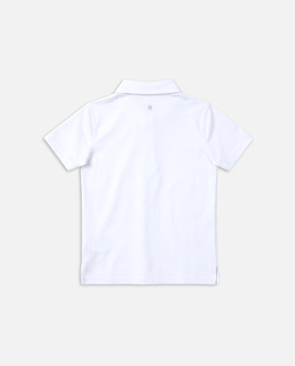 KIDS ACTIVE+ POLO - White