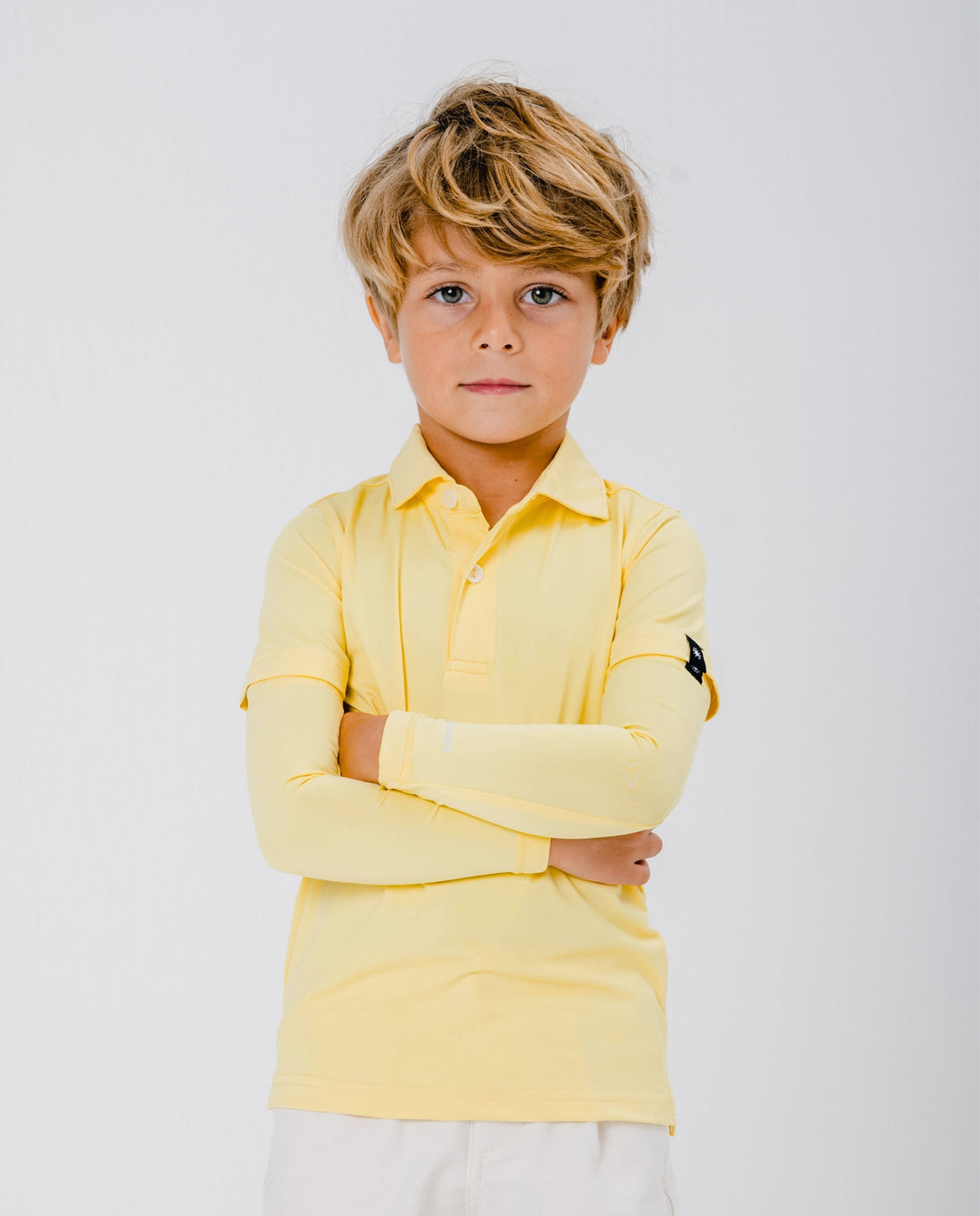 Kids UPF50+ Arm Sleeves - Yellow