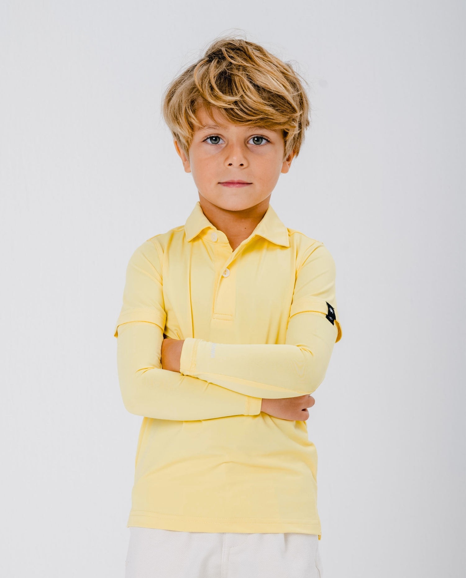 Kids UPF50+ Arm Sleeves - Yellow