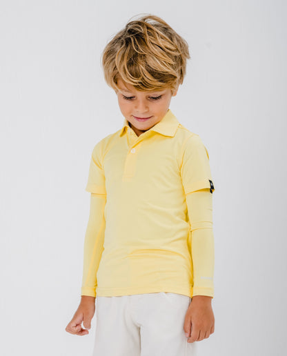Kids UPF50+ Arm Sleeves - Yellow
