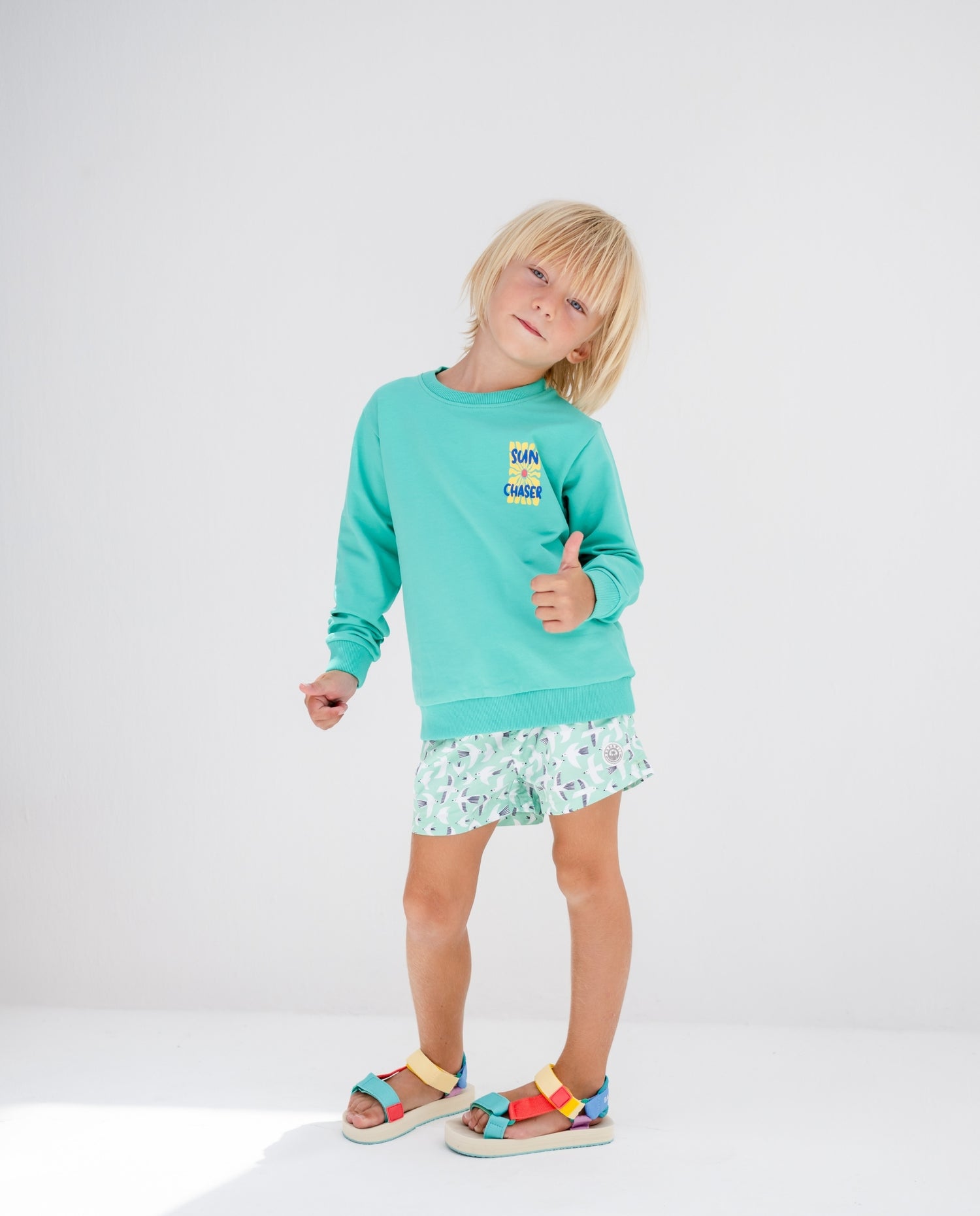 KIDS COTTON SWEATER - Sun Chaser