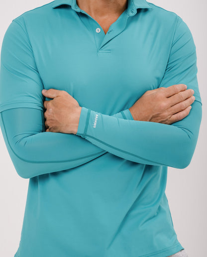 Men UPF50+ Arm Sleeves - Green