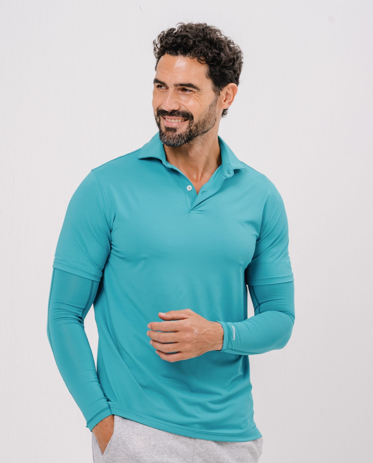 Men UPF50+ Arm Sleeves - Green