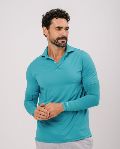 Men UPF50+ Arm Sleeves - Green