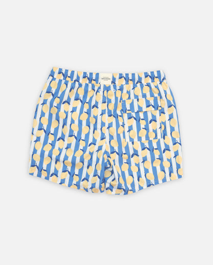 MEN SWIM SHORT - Limoncello Stripes