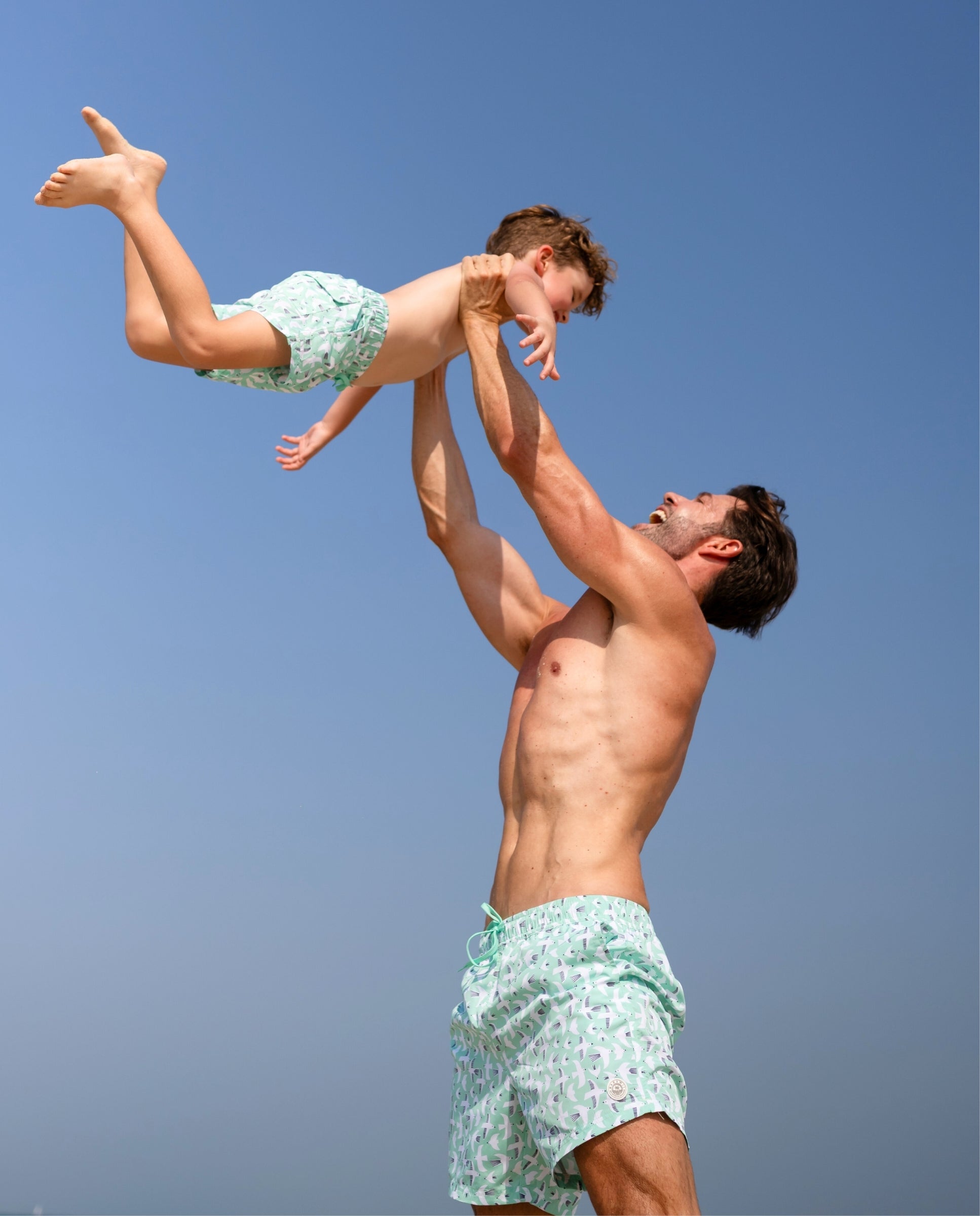 MEN SWIM SHORT - Seagull Breeze