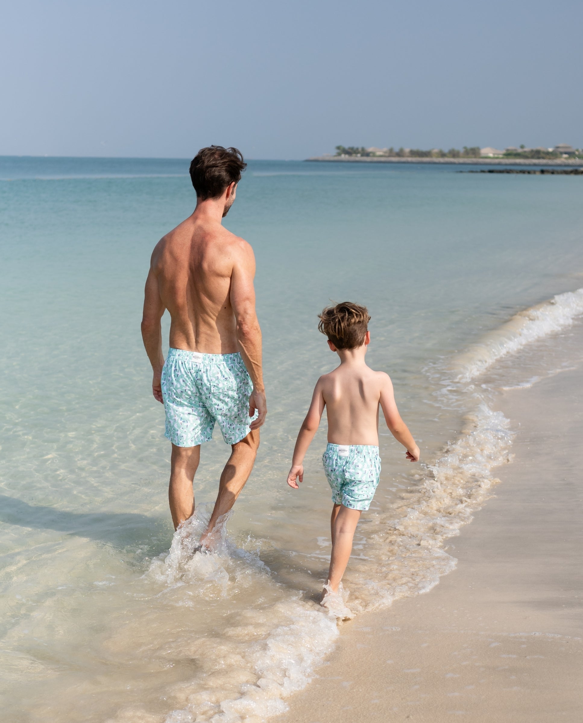 MEN SWIM SHORT - Seagull Breeze