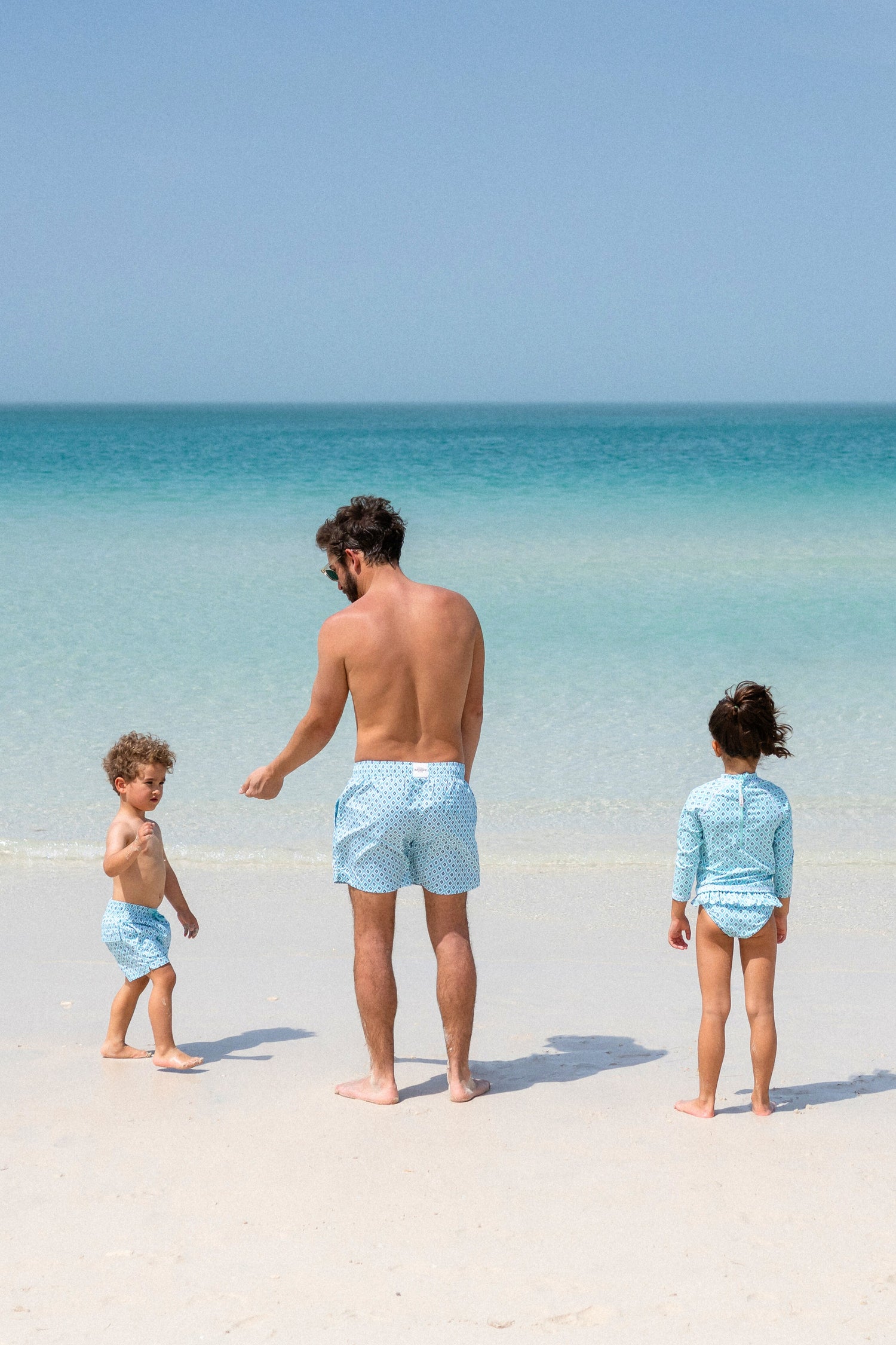 MEN SWIM SHORT - Diamond Green