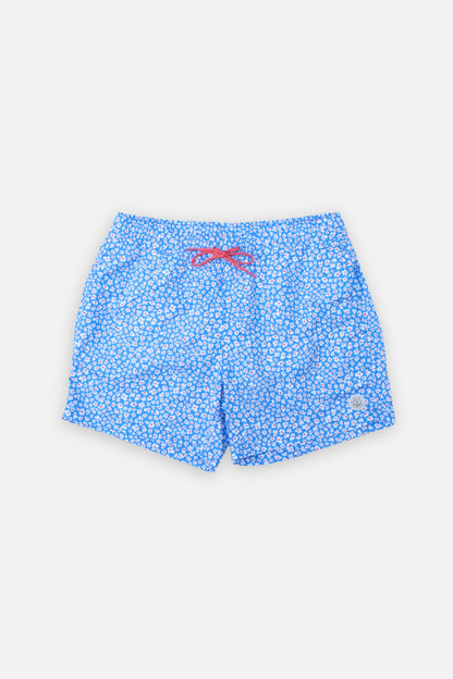 MEN SWIM SHORT - Blue garden