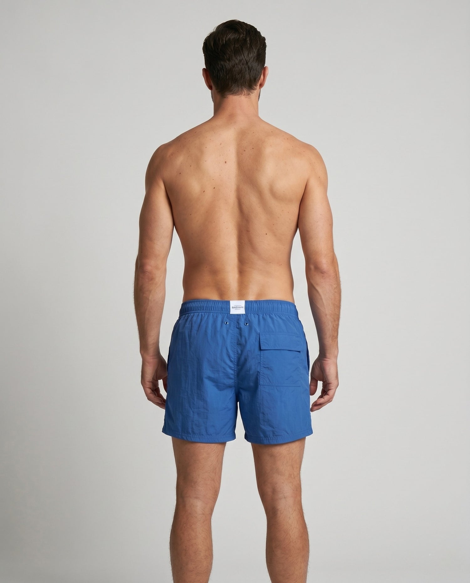 MEN SWIM SHORT - Solid Blue