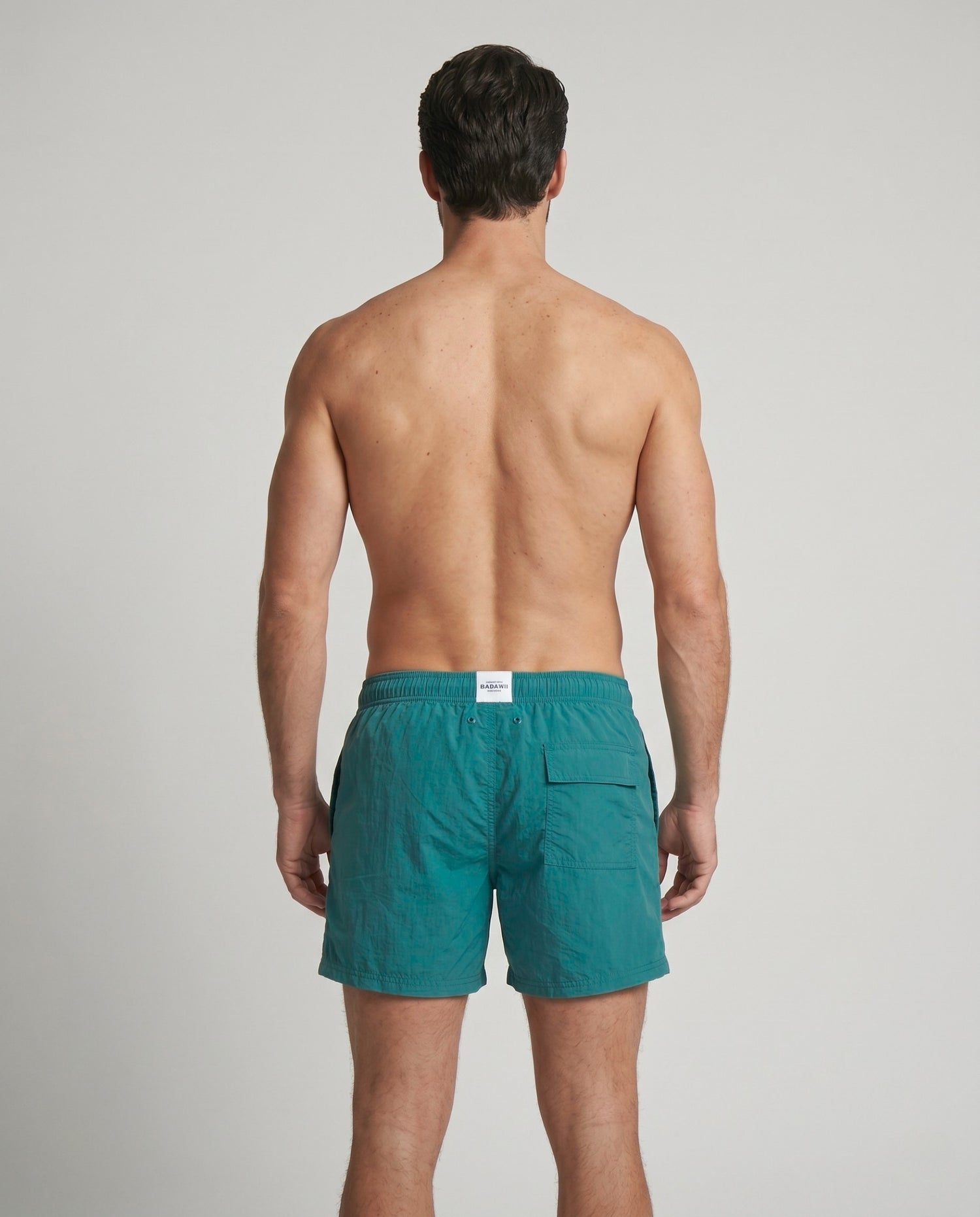 MEN SWIM SHORT - Solid Green
