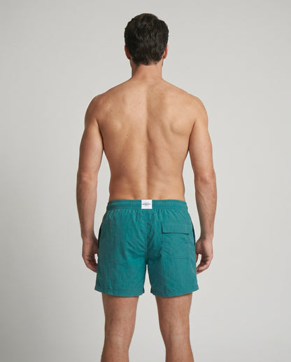 MEN SWIM SHORT - Solid Green