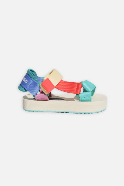 BEACH SANDALS - Multicolor Straps