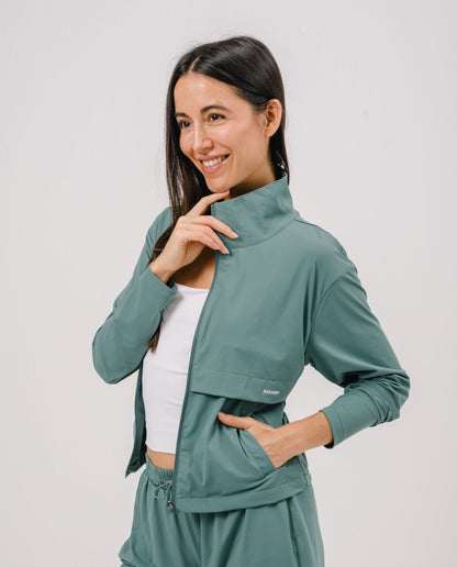 WOMAN ACTIVE+ JACKET - Sage Green