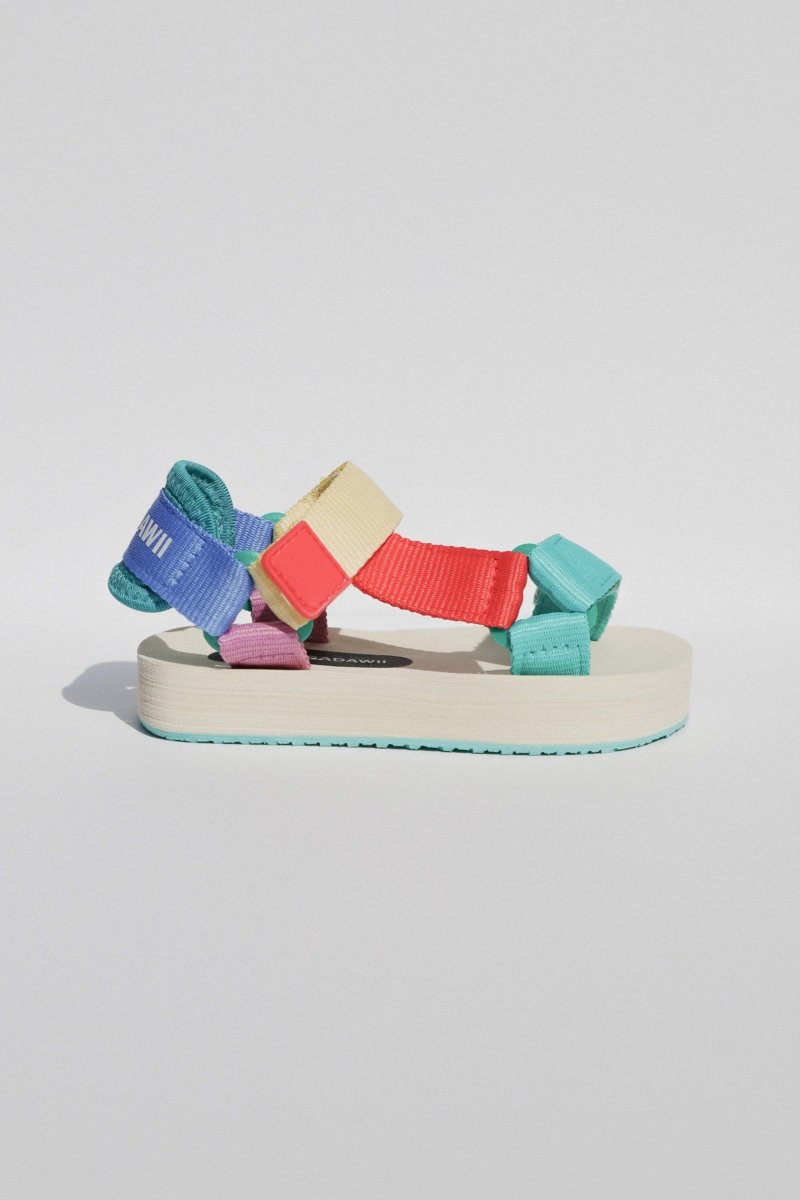 Beach Sandals - Multicolor Stripes - Badawii UAE