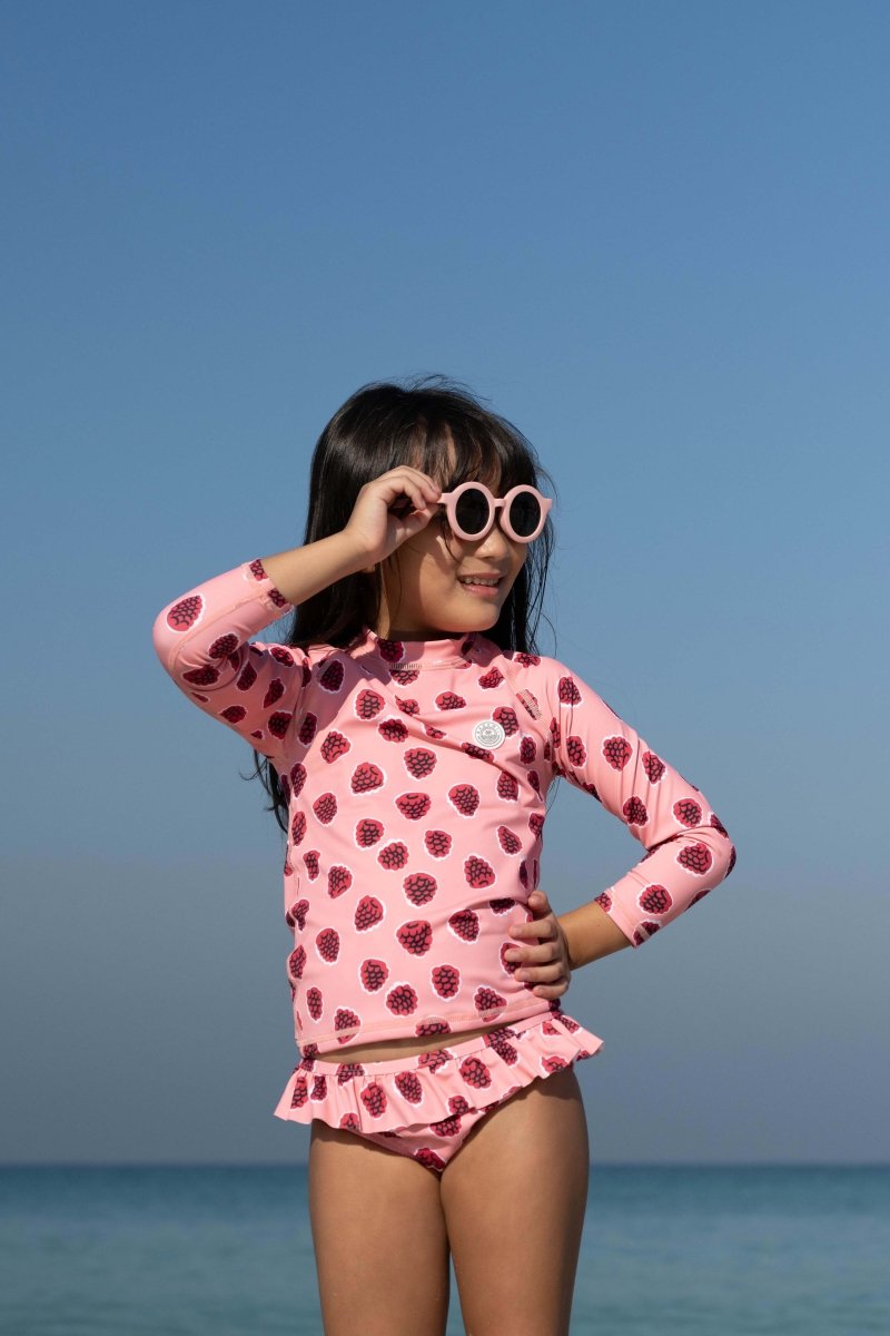 Flexible Kids Sunglasses - Pink - Badawii UAE