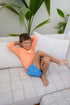 Kids UV T-Shirt - Long sleeve - Papaya Orange - Badawii UAE