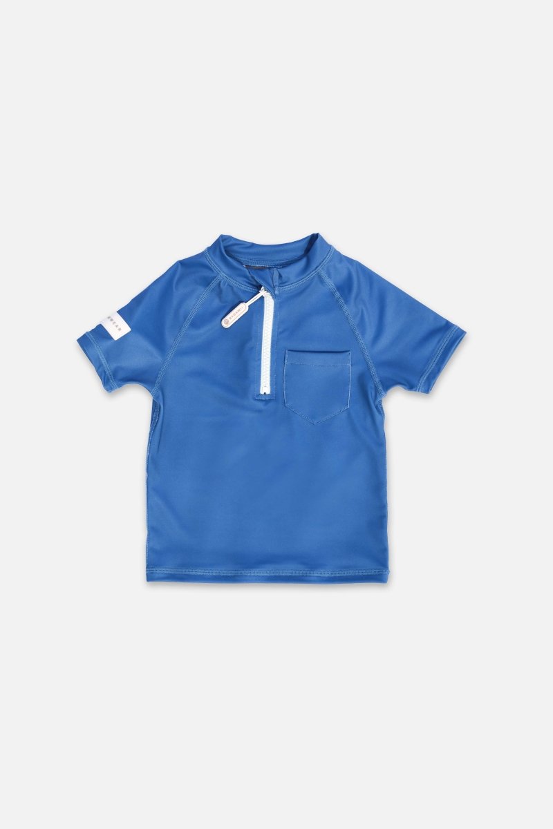 Kids UV T-Shirt - Short sleeve - Deep Blue - Badawii UAE