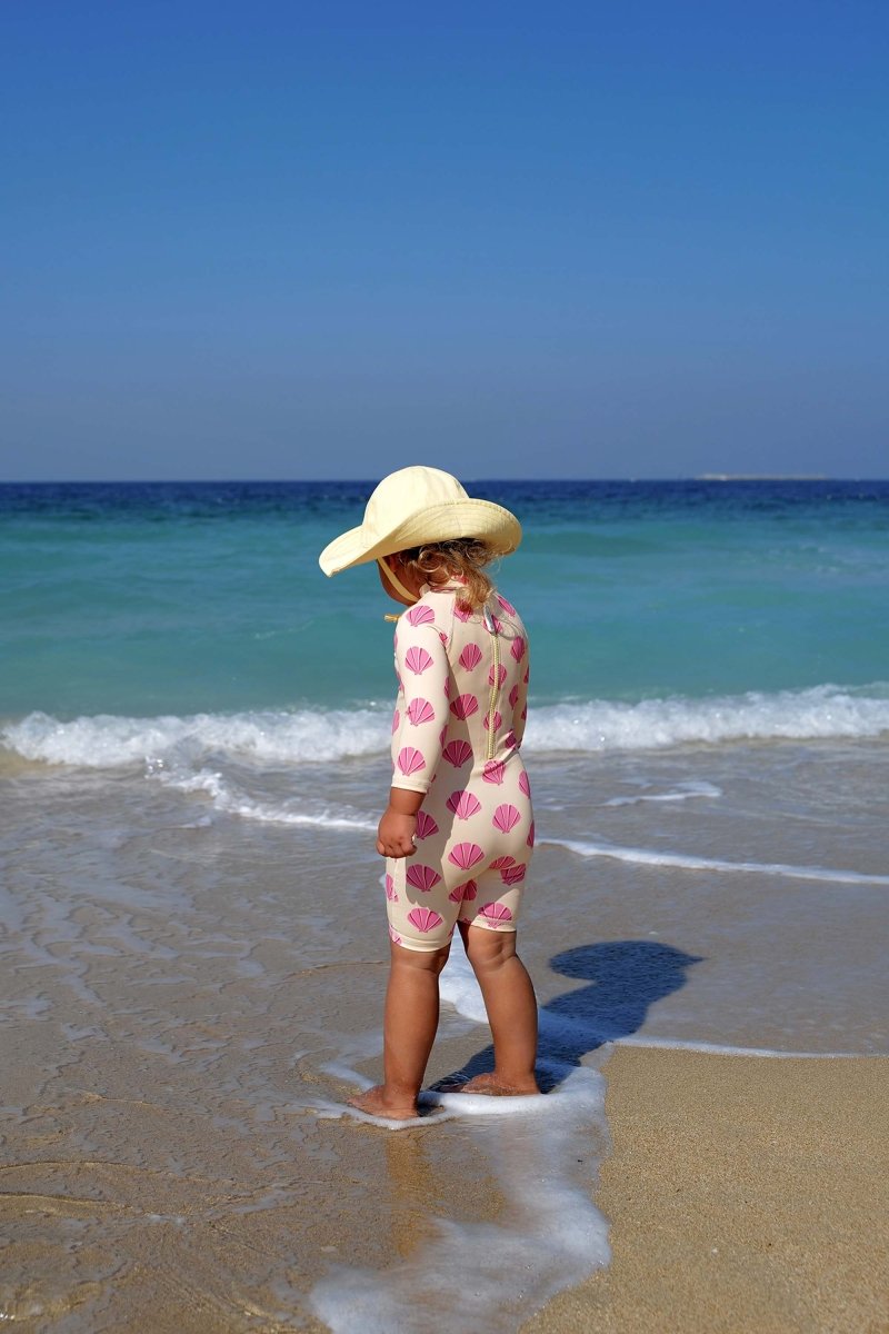 Baby Kids Sun Hat Yellow - Main Image