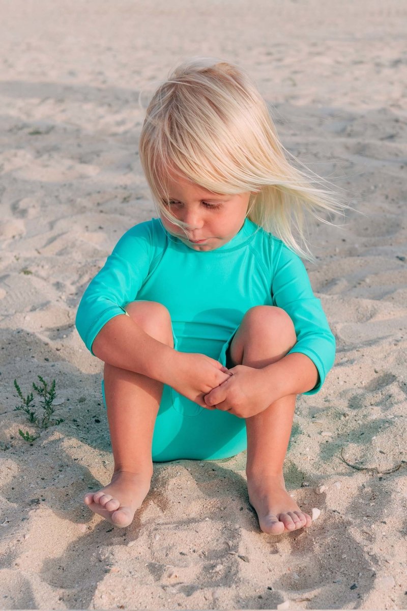 Baby swimsuit - Aqua green - Badawii Beachwear