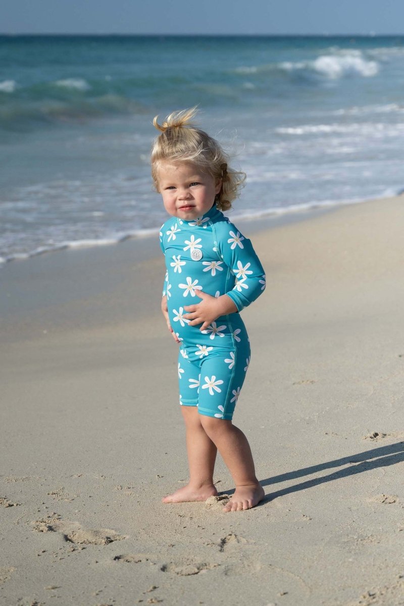 Baby Swimsuit - Tropical Flower - Badawii UAE