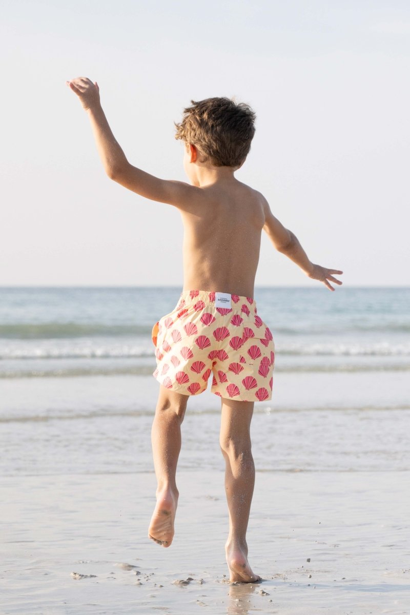 Boys Swim Shorts - Beach Shells - Badawii UAE