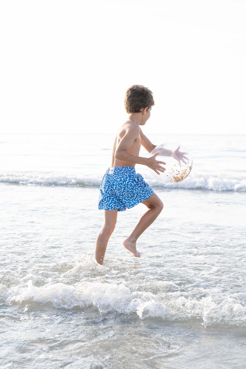 Boys Swim Shorts - Ocean Vibes - Badawii UAE