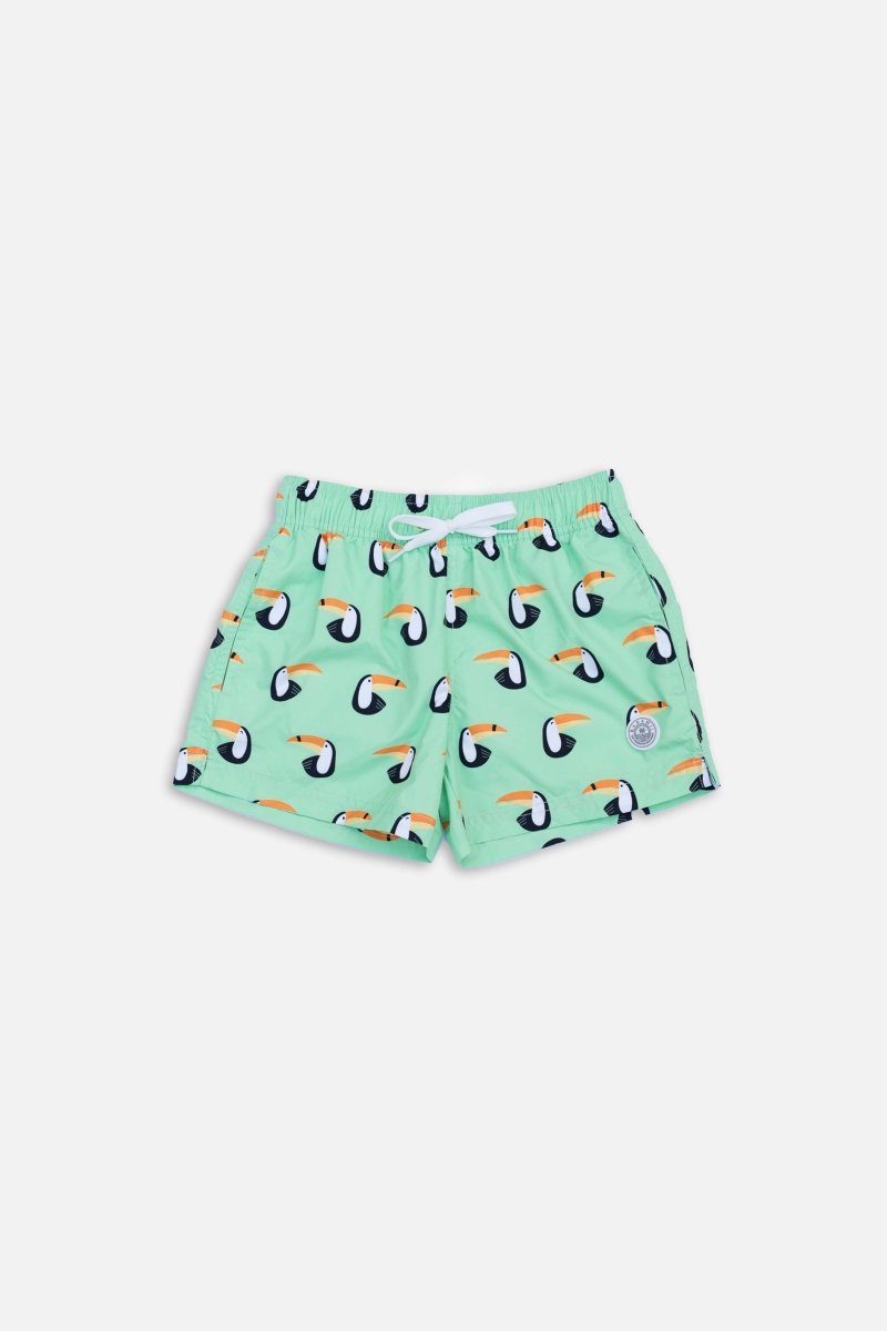 Boys Swim Shorts - Toucan Paradise - Badawii UAE