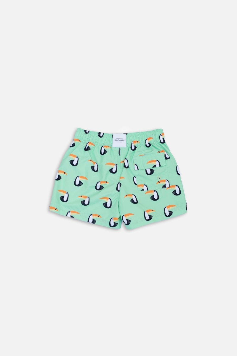 Boys Swim Shorts - Toucan Paradise - Badawii UAE