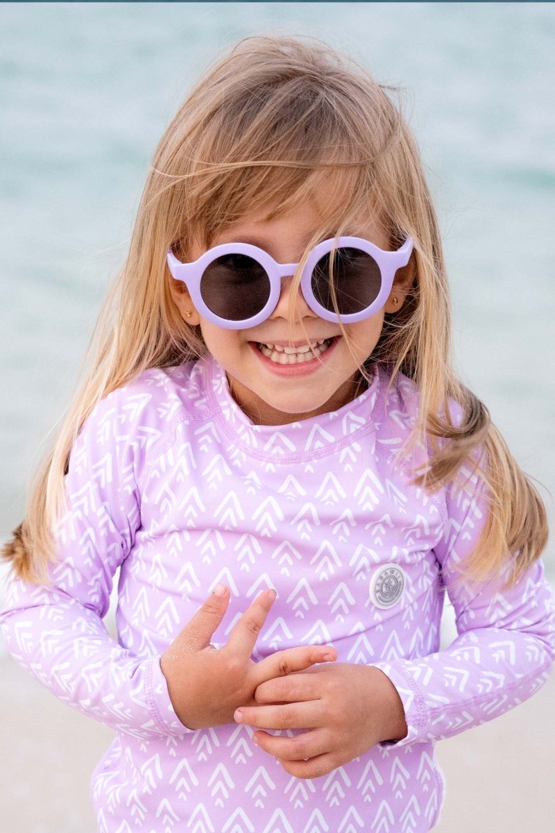 Flexible Kids Sunglasses - Lavender - Badawii UAE