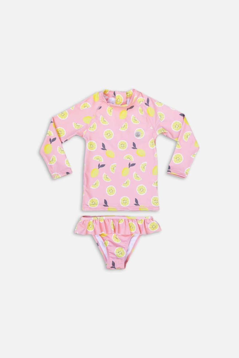 Girl swimsuit 2 piece - Pink Lemonade - Badawii UAE