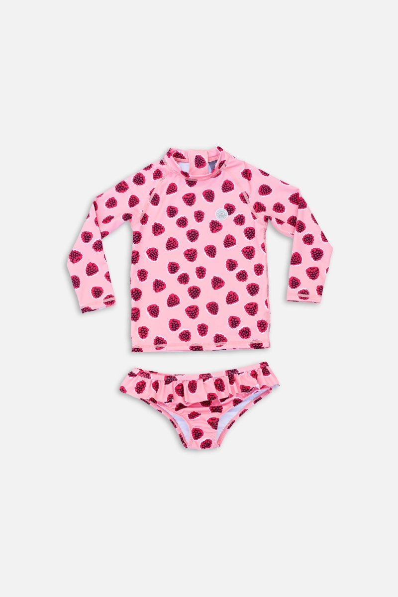 Girl swimsuit 2 piece set - Wild Berries - Badawii UAE