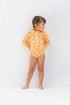 Girl swimsuit - Animal print Yellow - Badawii UAE