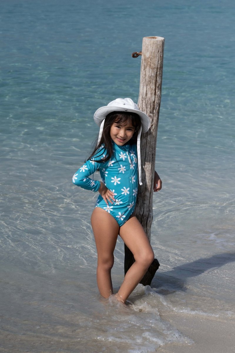 Girl swimsuit - Tropical flowers - Badawii UAE