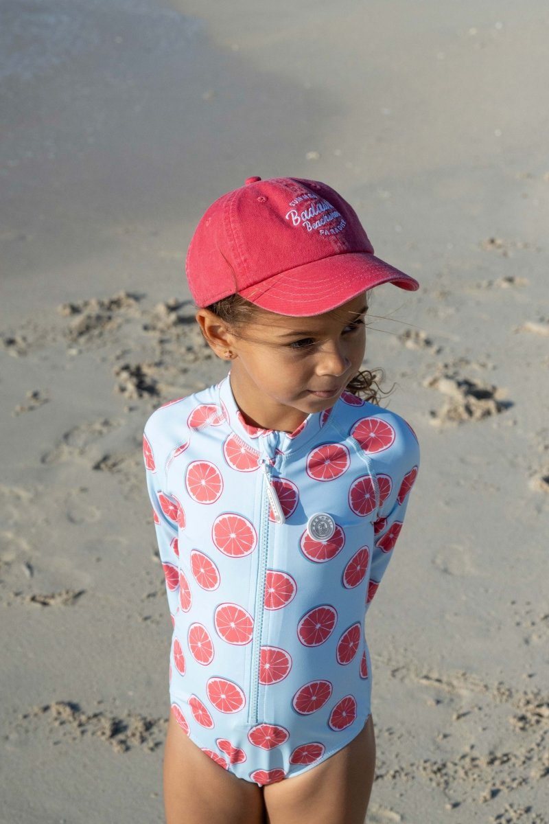 Kids cap - Berry Red - Badawii UAE