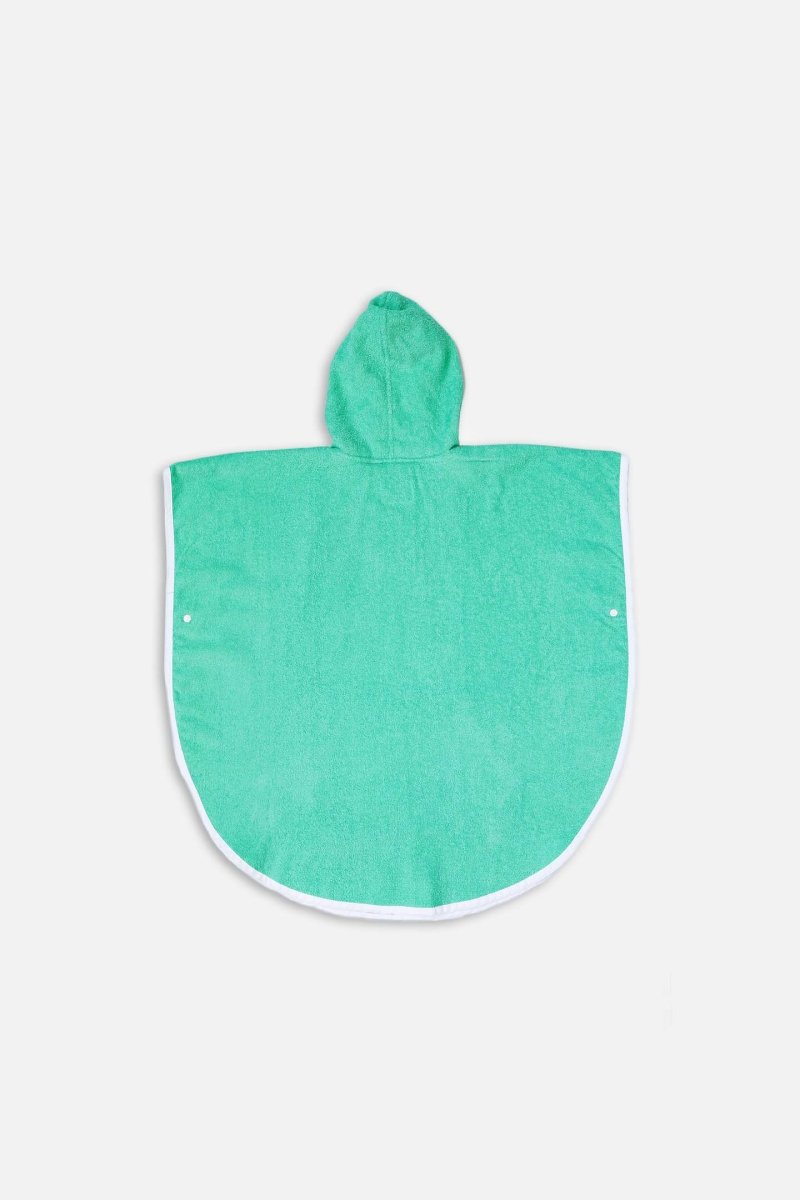 Kids Poncho - Biscay Green - Badawii Beachwear