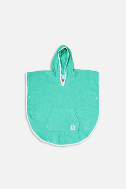 Kids Poncho - Biscay Green - Badawii Beachwear