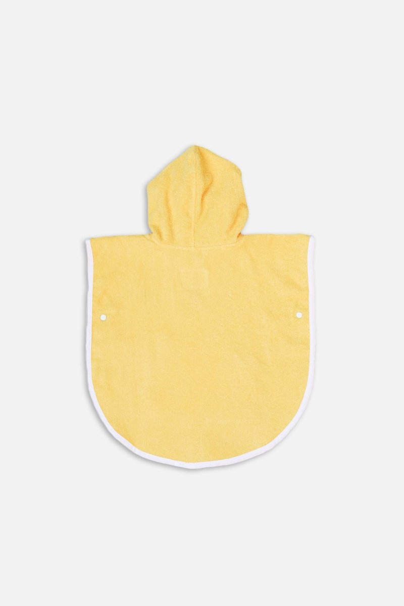 Kids Poncho - Sunshine Yellow - Badawii Beachwear