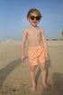 Kids Swim Shorts - Sunset Vibes Orange - Badawii UAE