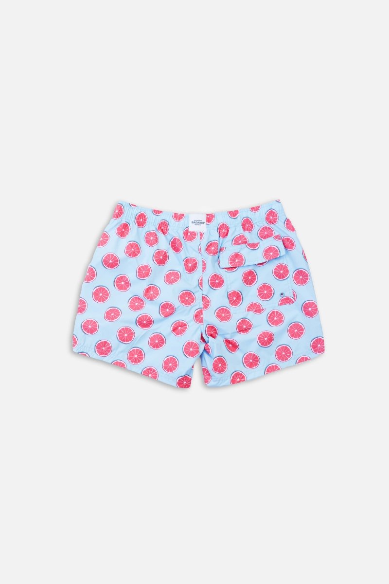 Men Swim Shorts - Sweet Pomelo light blue - Badawii UAE