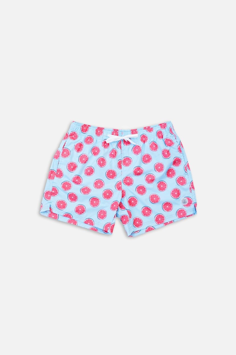 Men Swim Shorts - Sweet Pomelo light blue - Badawii UAE