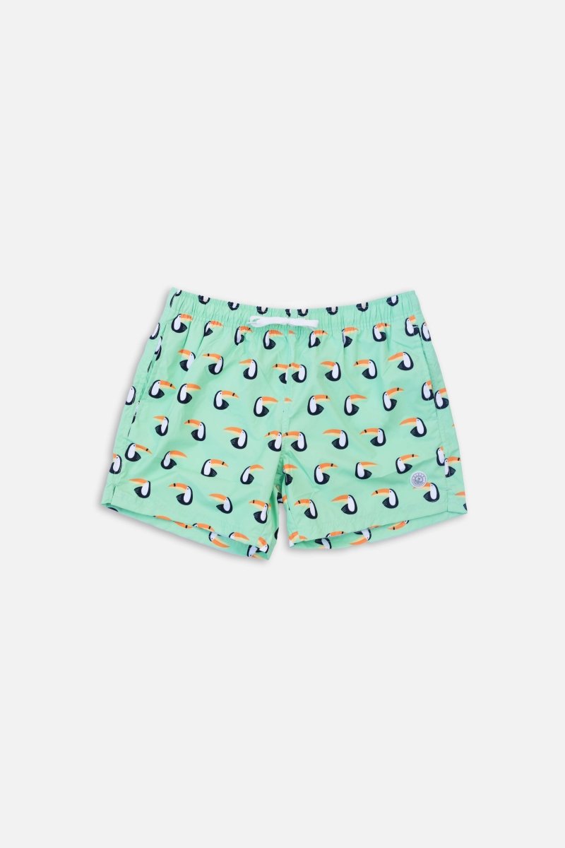 Men Swim Shorts - Toucan Paradise - Badawii UAE