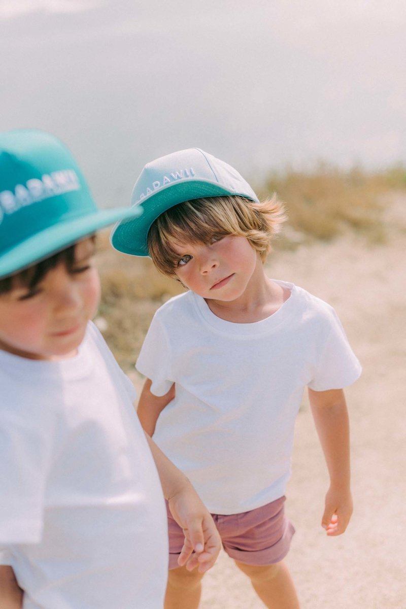 Light blue outlet hats