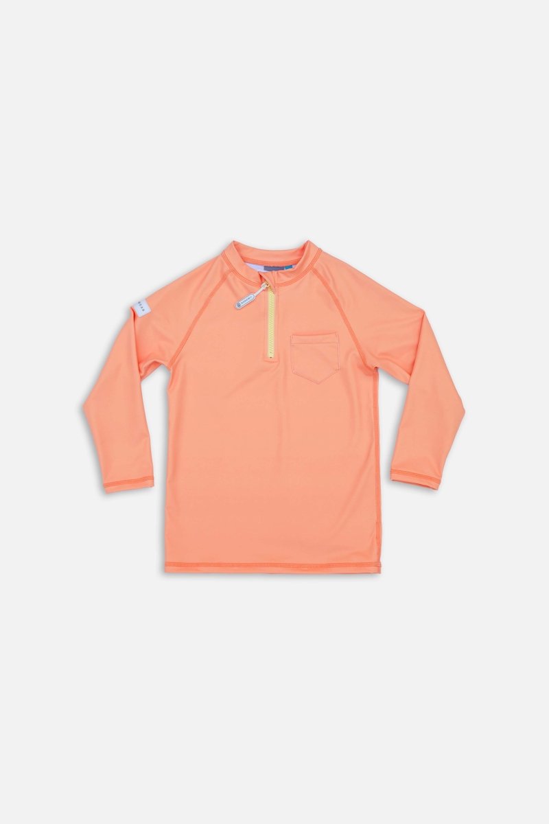 UV TEE - Long sleeve - Papaya Orange - Badawii UAE